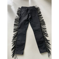 Mother Paire de Pantalon en Coton en Noir