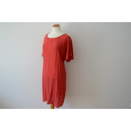 L'autre Chose Kleid aus Seide in Rot