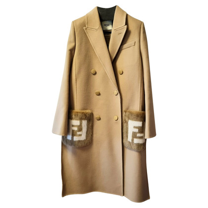 Fendi Jacket/Coat in Beige