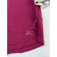 Burberry Top en Coton en Fuchsia