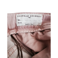 Brunello Cucinelli Jeans aus Baumwolle in Rosa / Pink