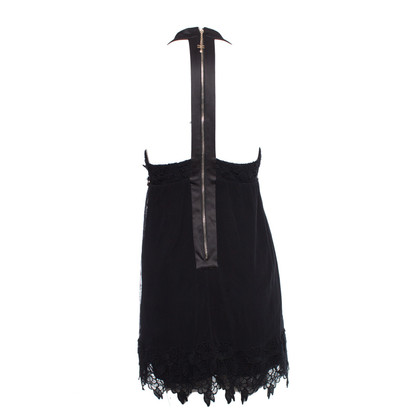 Elisabetta Franchi Kleid aus Baumwolle in Schwarz