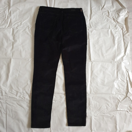 Trussardi Hose aus Baumwolle in Schwarz