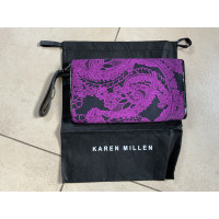 Karen Millen Clutch Bag in Violet