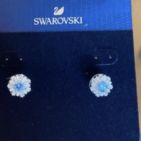 Swarovski Pendant Silver in Blue