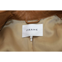 Frame Jacke/Mantel aus Leder in Braun