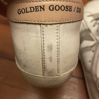 Golden Goose Sneaker in Pelle in Bianco