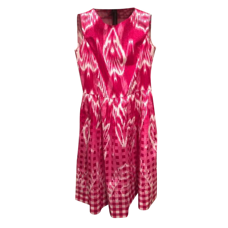 Oscar De La Renta Dress Cotton in Pink