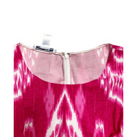 Oscar De La Renta Dress Cotton in Pink