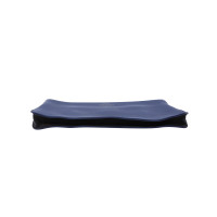 Smythson Clutch Bag Leather in Blue