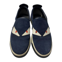 Fendi Trainers Suede in Blue