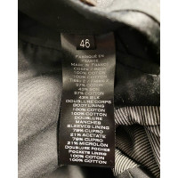 Balmain Jacke/Mantel aus Baumwolle in Schwarz