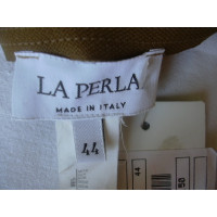 La Perla Top en Soie en Ocre