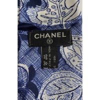Chanel Accessoire en Soie en Turquoise