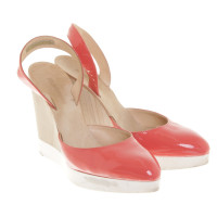 Jil Sander Zeppe in corallo rosso