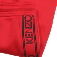 Kenzo Paio di Pantaloni in Jersey in Rosso