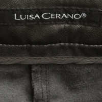 Luisa Cerano Pants imitation leather