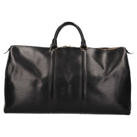 Louis Vuitton Keepall 50 Leather in Black