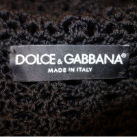 Dolce & Gabbana crochet Cardigan di etichetta nera