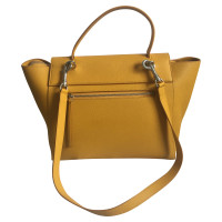 Céline Belt Bag Mini aus Leder in Gelb