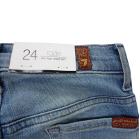 7 For All Mankind blauwe jeans Rozie the high waist slim