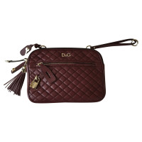 D&G Pochette in Pelle in Bordeaux