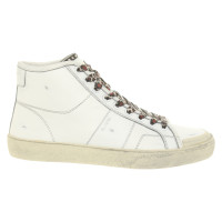 Saint Laurent Sneakers Leer in Wit