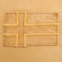 Napapijri Handbag Leather in Ochre