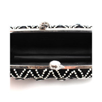 Alexander McQueen clutch with beaded embroidery