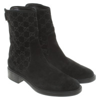 Gucci Suede boots in black
