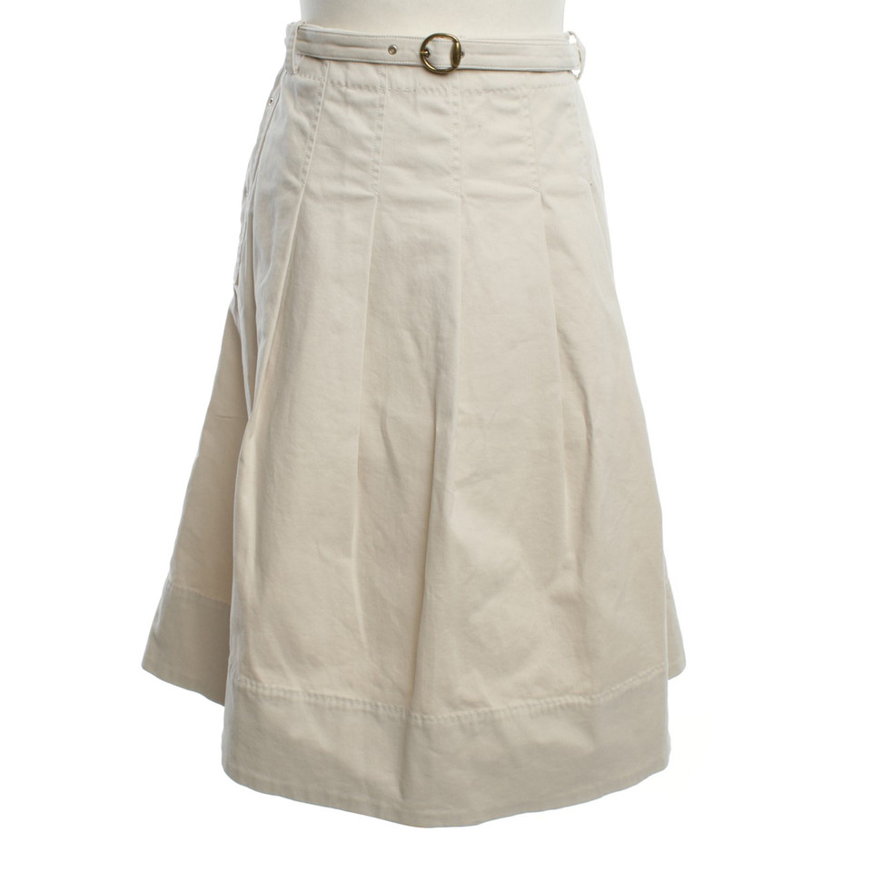 Max Mara Pleated skirt in beige