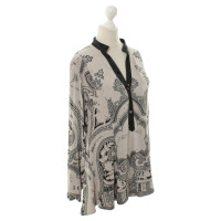 Etro Velvet blouse with Paisley pattern