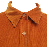 Max Mara Cord-Bluse in Orange