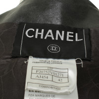 Chanel Leather jacket in Taupe