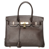 Hermès Birkin Bag 30 en Cuir en Marron