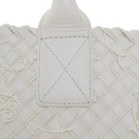 Bottega Veneta "Cabat Bag" in white