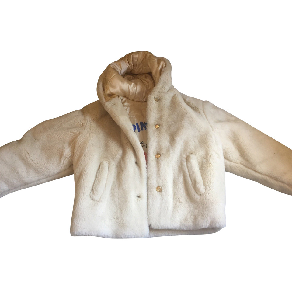 Moschino Love Jacket/Coat Fur in White
