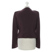 Mugler Blazer in Bordeaux