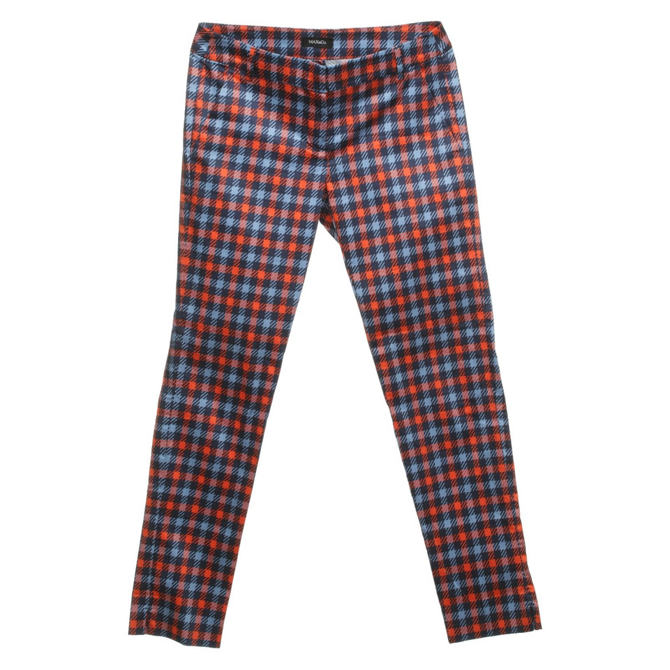 Max & Co trousers with pattern print