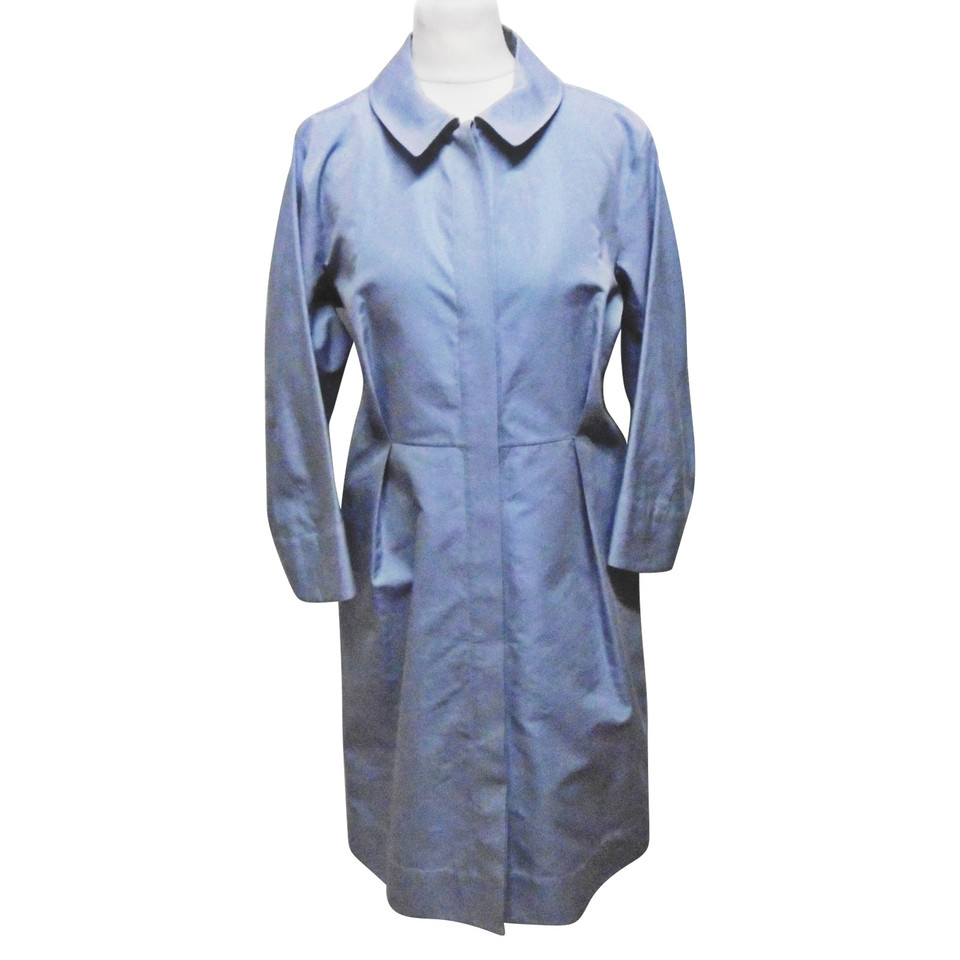 Jil Sander Kleid aus Baumwolle in Blau