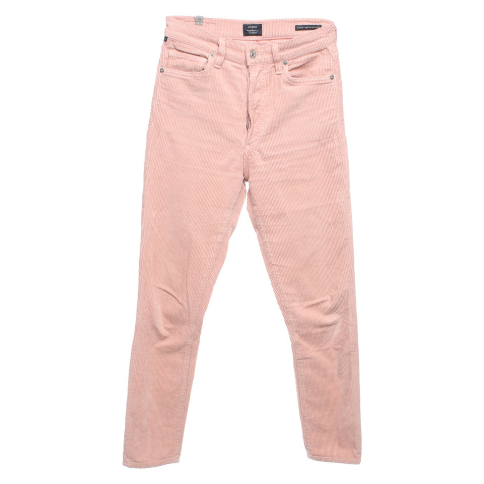 Citizens Of Humanity Trousers Cotton in Pink