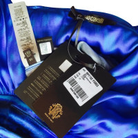 Roberto Cavalli Blue silk dress 48 IT