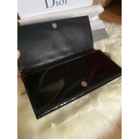 Christian Dior Lady Dior Clutch en Cuir verni en Noir