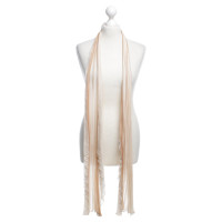 Wolford silk scarf with pleated