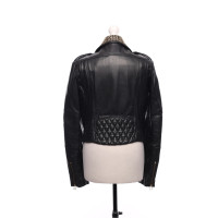 Pierre Balmain Jacket/Coat Leather in Black