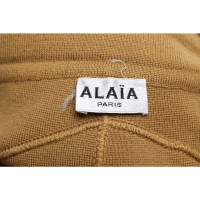 Alaïa Skirt Wool in Ochre