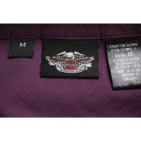 Harley Davidson Oberteil aus Baumwolle in Violett