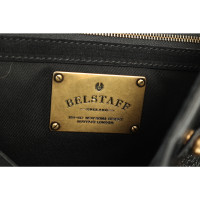 Belstaff Shopper aus Leder in Schwarz
