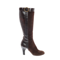 Costume National Boots Leather in Brown
