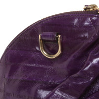 Escada Handtas Leer in Violet